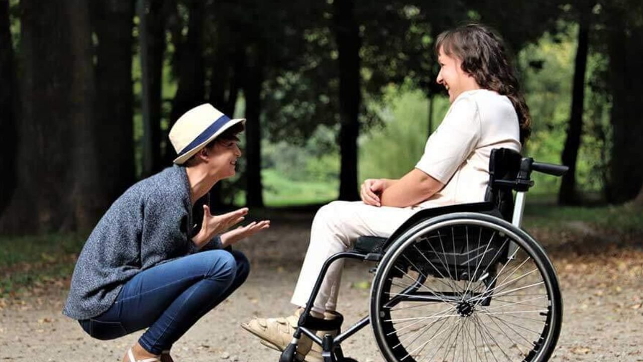 Young Disable Person