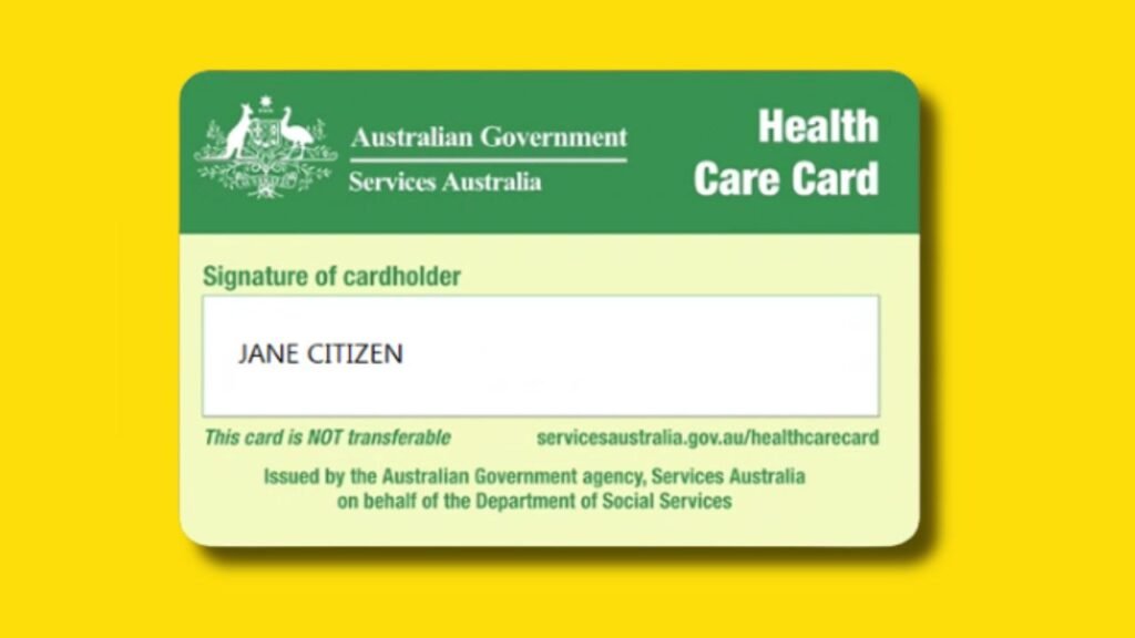 Australia Health Care Card